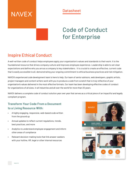 Image for Code of Conduct for Enterprise Overview
